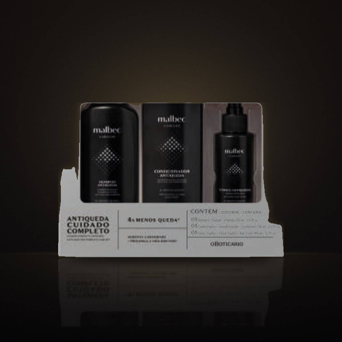 Malbec – Kit Soins Anti-Chute (Shampooing + Après-shampooing + Tonique) – Baddies Homme