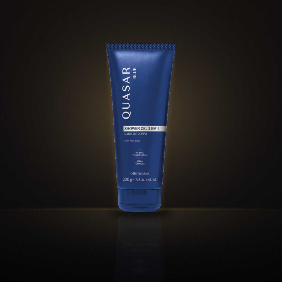 Quasar Blue – Gel Douche Cheveux et Corps 200 g – Baddies Homme