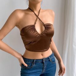 Sexy Aesthetic Baddie Summer Party Crop Top