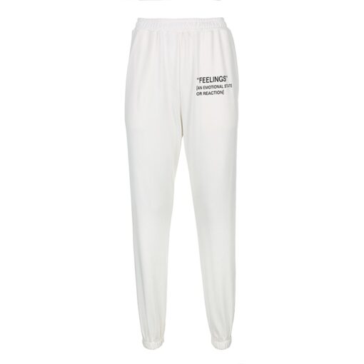 Baddie Letter Print Casual Sweatpant