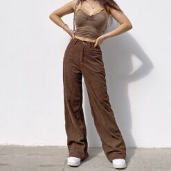 Baddie 90s Aesthetic Corduroy Pant