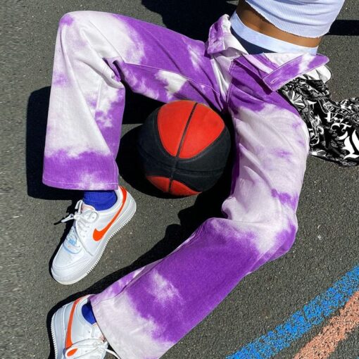 Baddie Tie Dye Print Joggers Pant