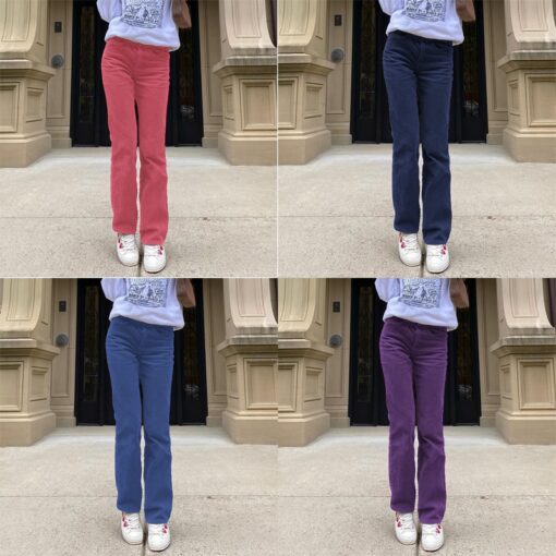 Casual Corduroy Baddie Pants (Many Colors)