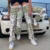 Patchwork Checkered Frill Baddie Pant