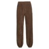 Baddie Elastic High Waist Corduroy Pant