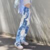 Baddie Tie Dye Print Joggers Pant