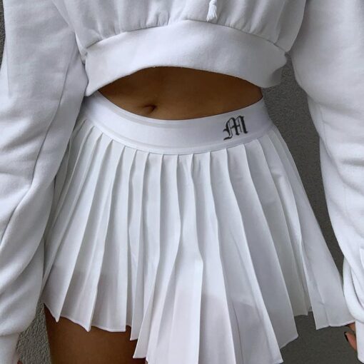 Casual Mini Baddie Pleated Skirt