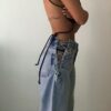 High Street Chains High Waist Baddie Jean