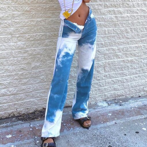 Baddie Tie Dye Print Joggers Pant