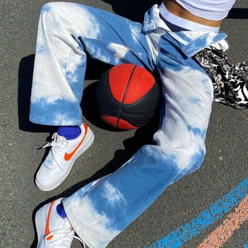 Baddie Tie Dye Print Joggers Pant