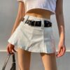 Baddie Aesthetic Harajuku Mini Gothic Skirt
