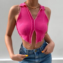 Baddie Ribbed Sexy Tank Top