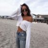 Baddie Zipper Casual Loose Long Sleeve Crop Top