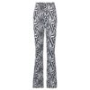 Baddie Zebra Print Vintage Flare Pant