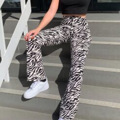 Zebra Print Chic Baddie Pant